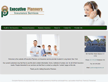 Tablet Screenshot of executiveplannersny.com